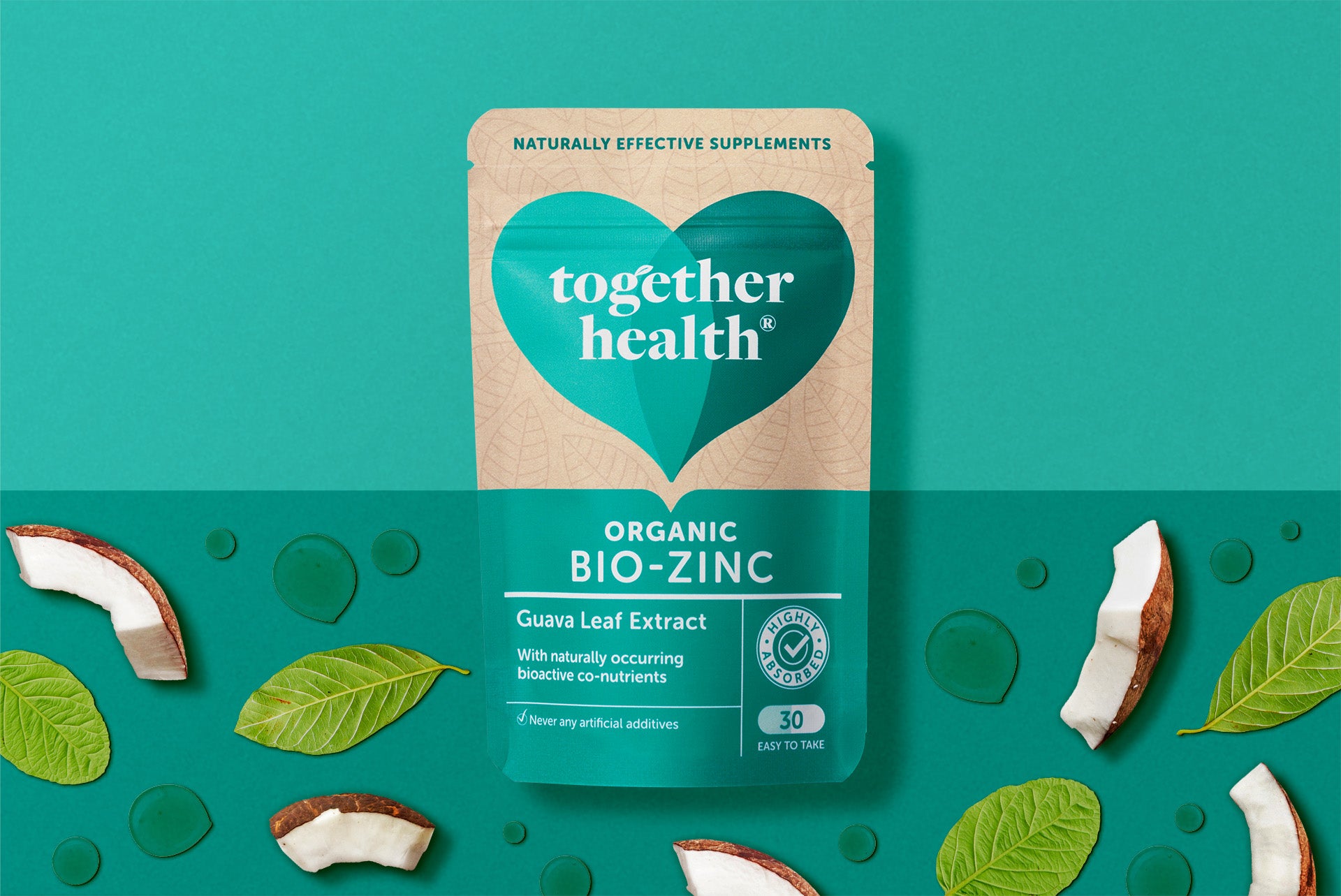 Zinc Supplements & Tablets - Vegan - Together Health